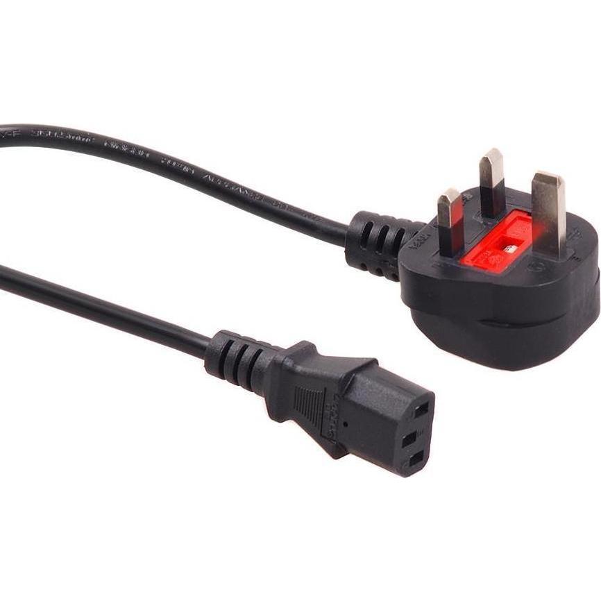 Thumbnail - Maclean MCTV-807 - Maclean-Stromkabel, 3-polig, GB-Stecker, 3 m (3 m), Stromkabel