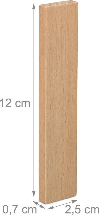 Image du produit Relaxdays Blocs de construction en bois