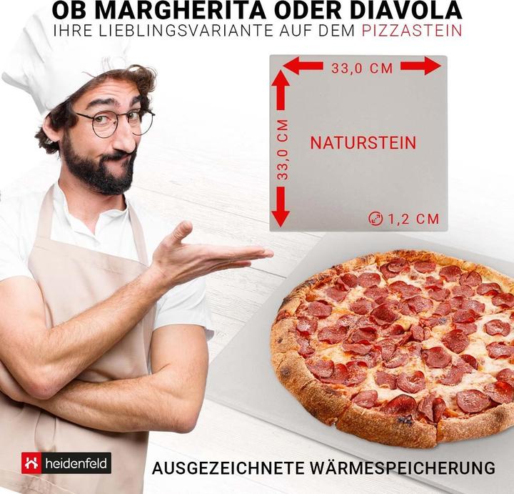 Produktbild Heidenfeld Pellet-Pizzaofen Neapel Hybrid Gas 500° Pizzastein Pizza Ofen Outdoor (Pellet / Gasbrenne (Pizzaofen Gas, Pizzaofen Holz)