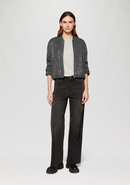 Immagine prodotto S.Oliver Indoor-Blazer Blouson mit Pailletten (48)