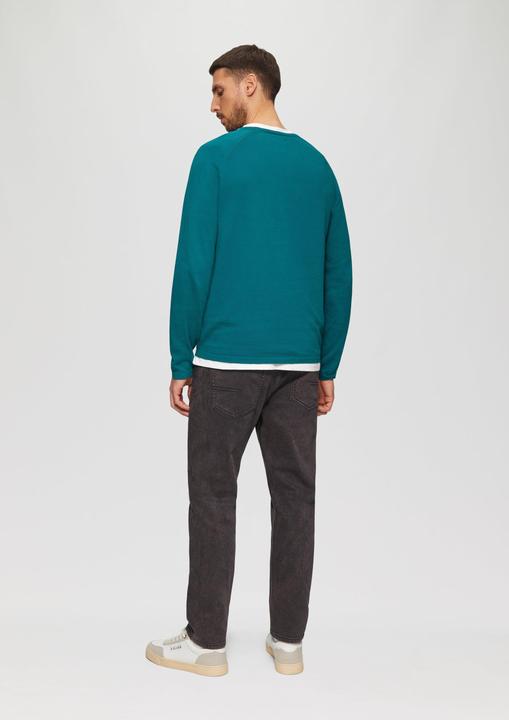Immagine prodotto s.Oliver Strickpullover Feinstrickpullover mit Raglanärmeln (L, XL)