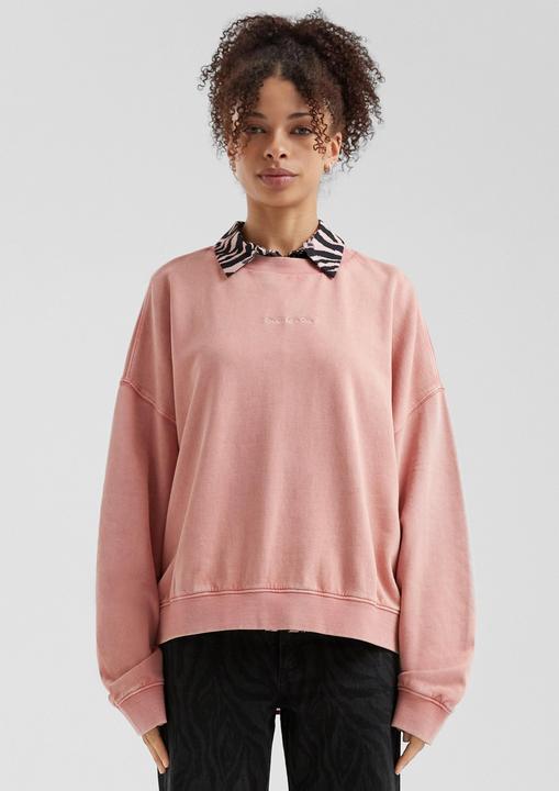 Produktbild s.Oliver Sweatshirt Gewaschenes Sweatshirt mit kleiner Stickerei (M)