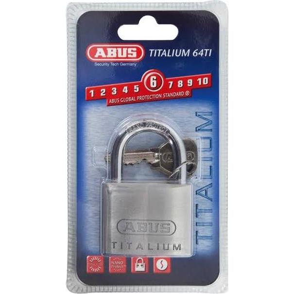 Thumbnail - Abus, Vorhängeschloss, Hangschloss 64TI / 50 SB