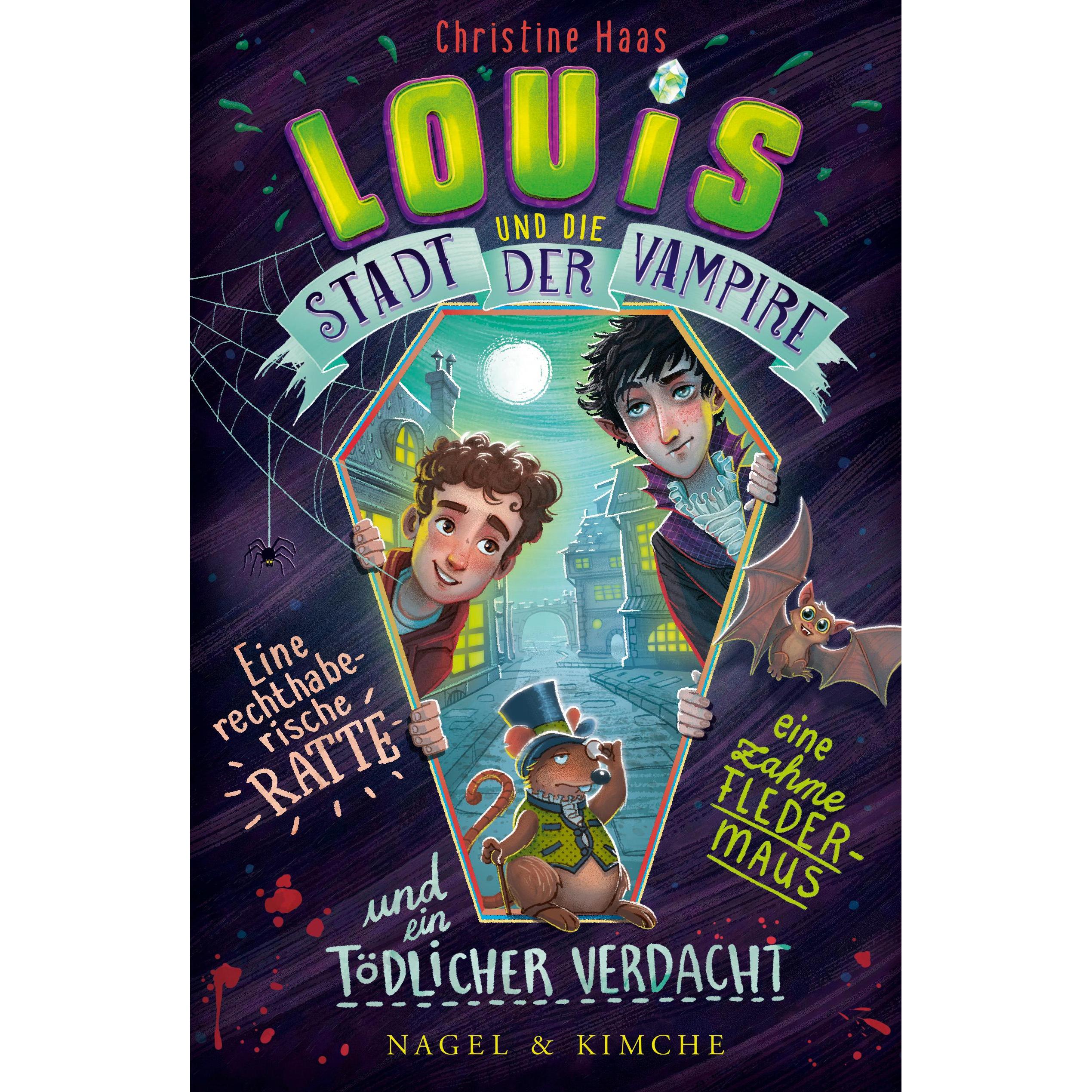 Thumbnail - Louis und die Stadt der Vampire, Kinderbücher von Christine Haas