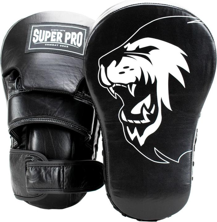 Super Pro Combat Gear Hand Pad Long Curved Leder (30 cm)