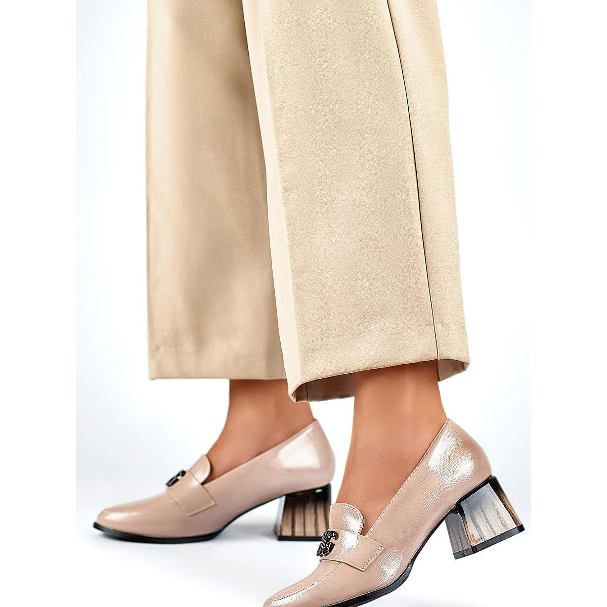 Primo, Damen, Pumps, Pumps mit Absatz, Beige, (36)