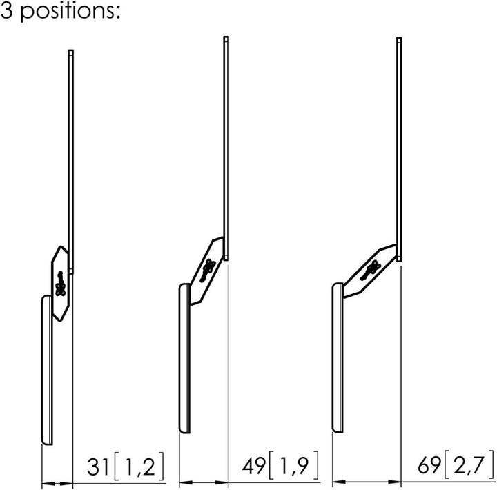 Actual product image Vogels Sound 3450 (Wall installation, Pivoting)