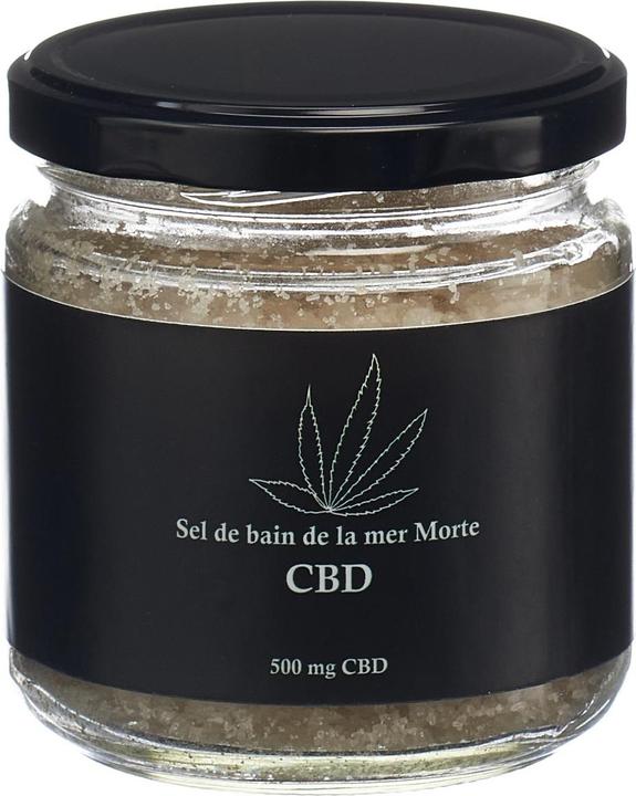 Immagine prodotto Swiss CannaMed Sali da bagno del Mar Morto al CBD (350 ml, Perle da bagno)