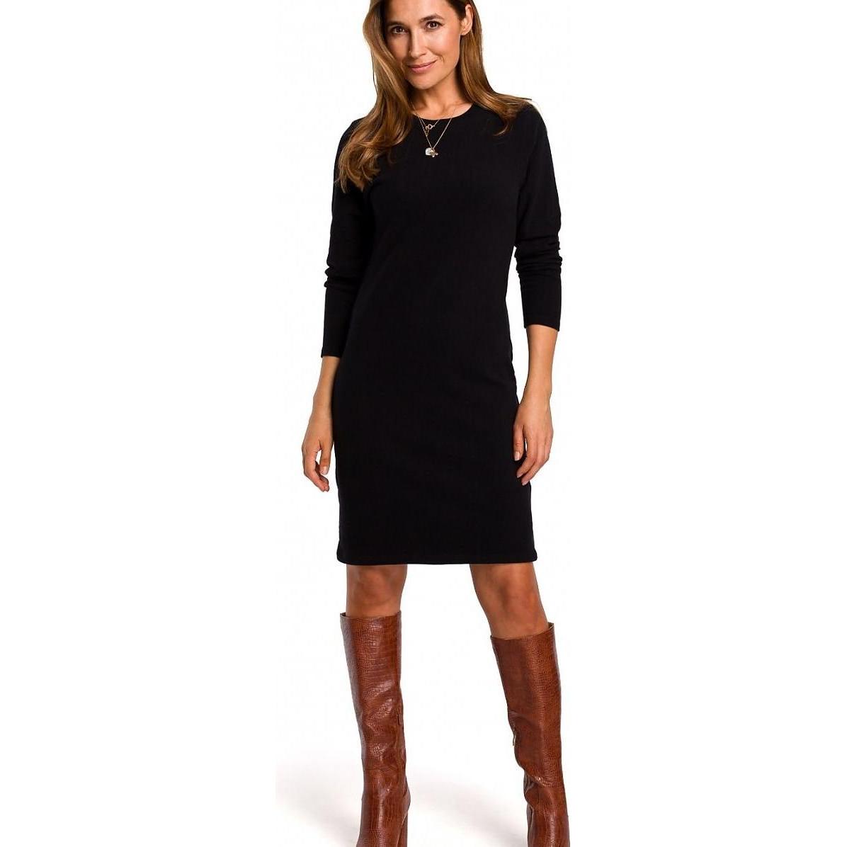 Stylove, Kleider, Alltagskleid, Schwarz, (M)