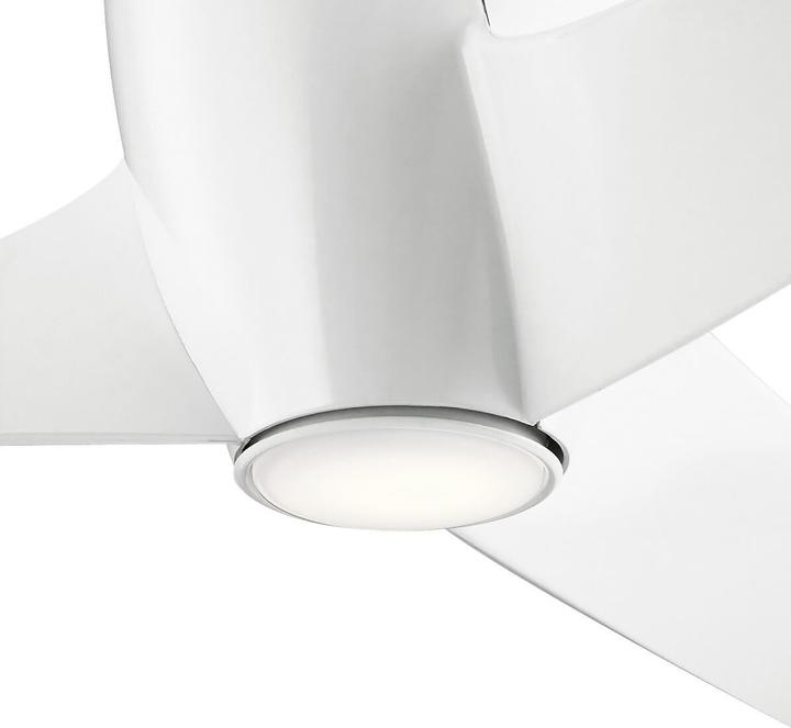 Actual product image Elstead Lighting Phree silent ceiling fan with LED light Ø142cm + remote control White (37.80 dB)