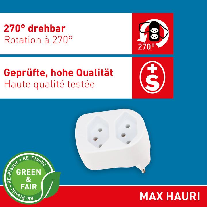 Image du produit Max Hauri Abzweigstecker (Type 13, 2x)