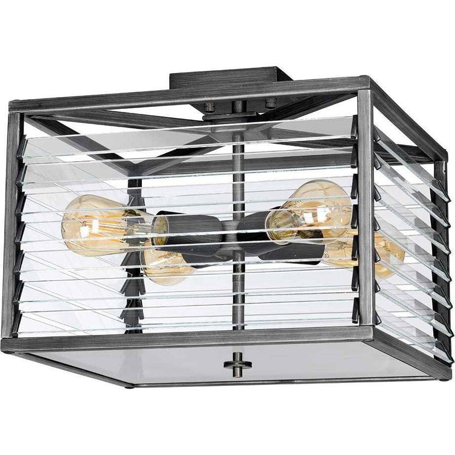 Elstead Lighting Grigio Applique + Plafoniera, Louvre (E27)