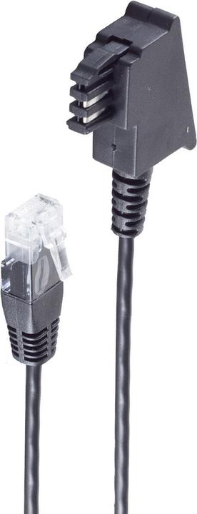 Produktbild Shiverpeaks ®-BASIC-S--Telefonanschlusskabel-TAE-F-Stecker auf RJ45-Stecker, DSL-VDSL-Routerkabel, schwarz, 15,0