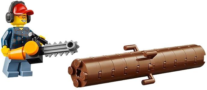 Immagine prodotto LEGO Trasportatore di legname in città (60059, LEGO City)