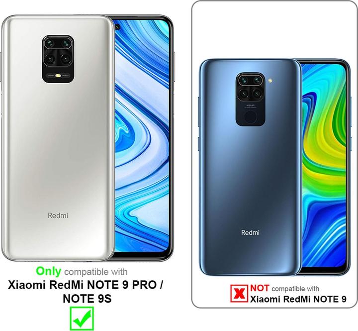Actual product image Cadorabo Book Invisible Magnet Cover (Xiaomi Redmi Note 9, Xiaomi Redmi Note 9S)