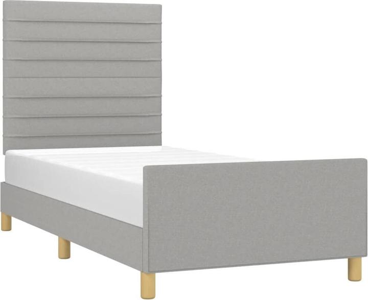 Image du produit vidaXL Bettgestell mit Kopfteil (90 x 190 cm)