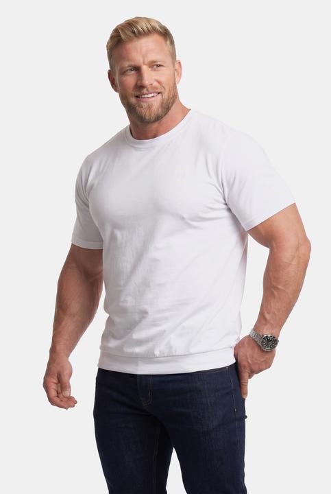 Actual product image Men+ T-Shirts, 2er-Pack, Bauchfit, Basic, Halbarm (6XL)
