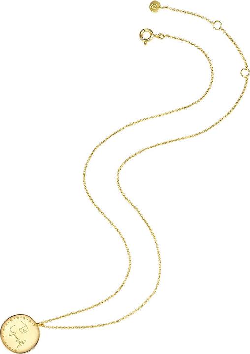 Produktbild Glanzstücke München Damen Sterling Silber gelbgold 45,0 cm Basiskette + 5,0 cm Verlängerung - 28453 (Sterling Silber, 45 - 50 cm)