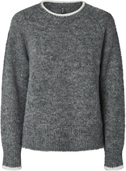 Image du produit Pieces Pcivy Ls O-Neck Contrast Knit Noos Bc (XS)