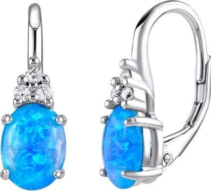 Immagine prodotto Silvego Orecchini in argento con opale sintetico Olivia LPS1508M
