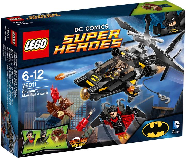Produktbild LEGO Super Heroes Batman Man-Bats Attacke (76011, LEGO DC)