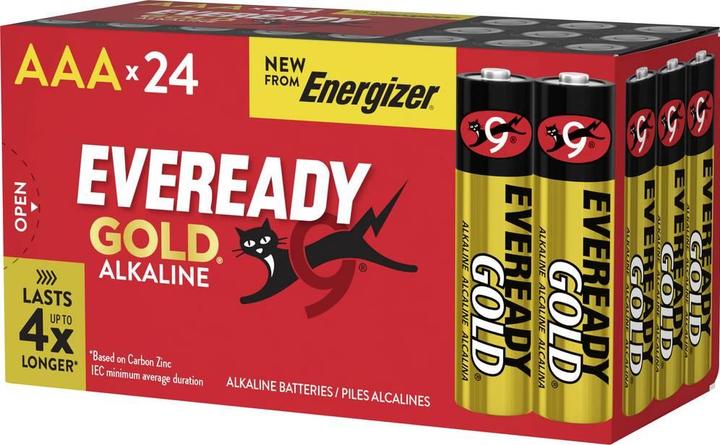 Actual product image Energizer Eveready E304401100 Micro (AAA) battery 1.5 V 24 pcs. (24 pcs., AAA)