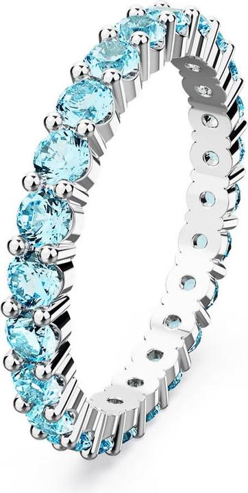Produktbild Swarovski Matrix Ring Rundschliff Blau (64)