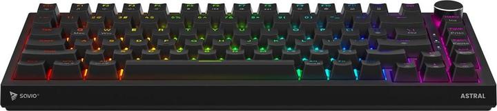 Actual product image Savio ASTRAL BLACK JADE Tastatur Gaming USB QWERTY US International Schwarz (US, Cable)