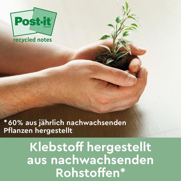 Produktbild Post-it Super Sticky Recycling (76 x 76 mm)