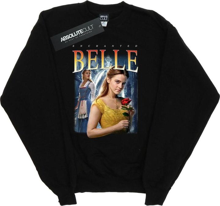 Produktbild Disney Beauty And The Beast Belle Montage Sweatshirt Mädchen (128)