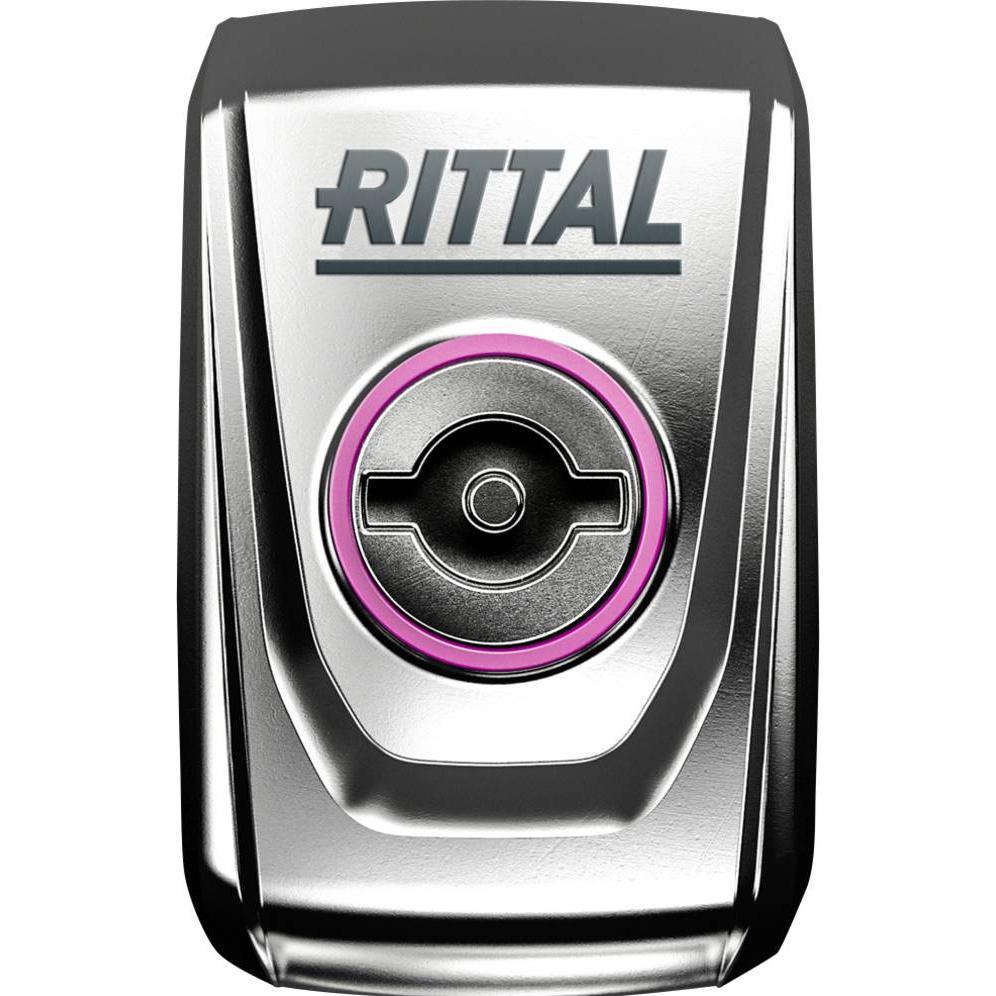 Rittal Vorreiberverschluss SZ 2304100 für AX, mit Doppelbart-Einsatz, Serverschrank Zubehör, Grau