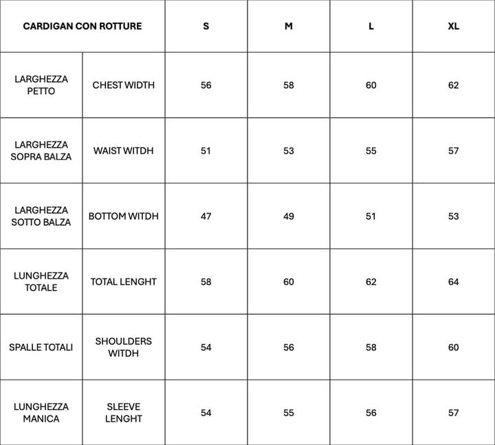 Produktbild Diana Studio Cardigan a Maglia con Strappi (M)