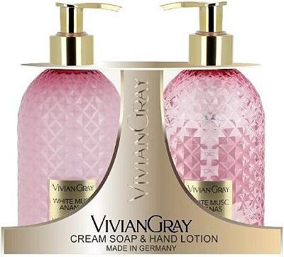 Produktbild Vivian Gray Cosmetic set White Musc & Pineapple (Cream Soap & Hand Lotion) (Manicure set)
