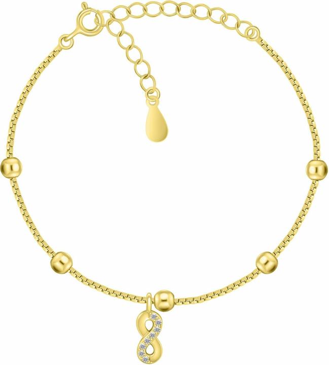 Immagine prodotto Brilio Argento - Bracciale Infinity in argento con zirconi BRC145W (Argento)