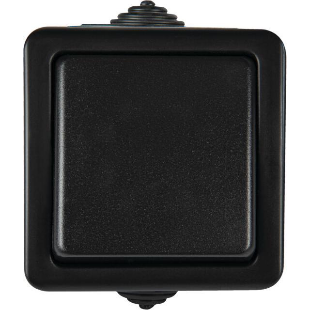 Kanlux 27354, Taster + Schalter, Schwarz