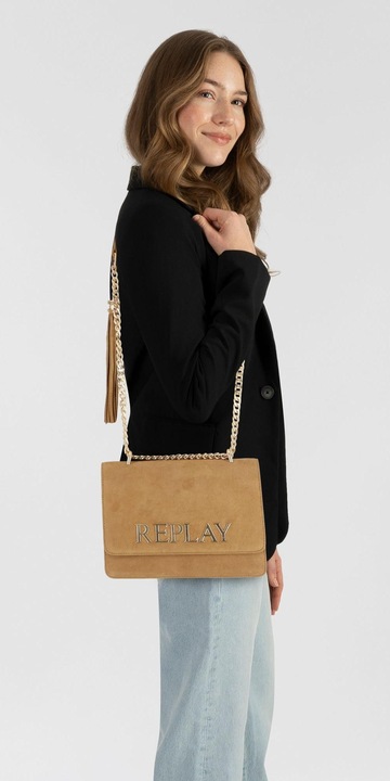 Actual product image Replay Umhängetasche Leder 25.5 cm