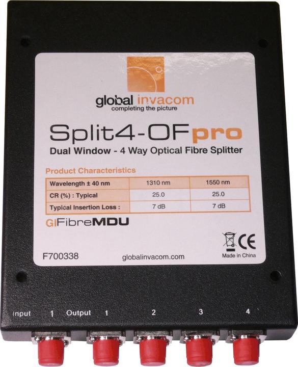 Invacom optischer 4-Wege Verteiler