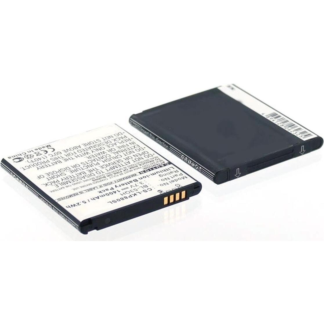 AGI 15897 - Akku - LG - LG Electronics D605 Optimus L9II - Schwarz - Weiss - Lithium-, Smartphone Akku
