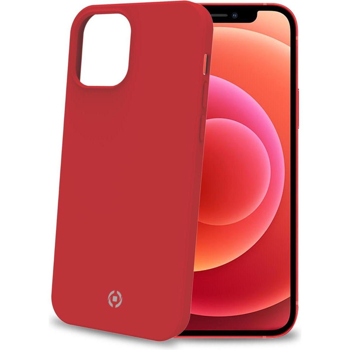 Celly Rosso Sentire (Apple Iphone 12 Mini), Cover Smartphone,