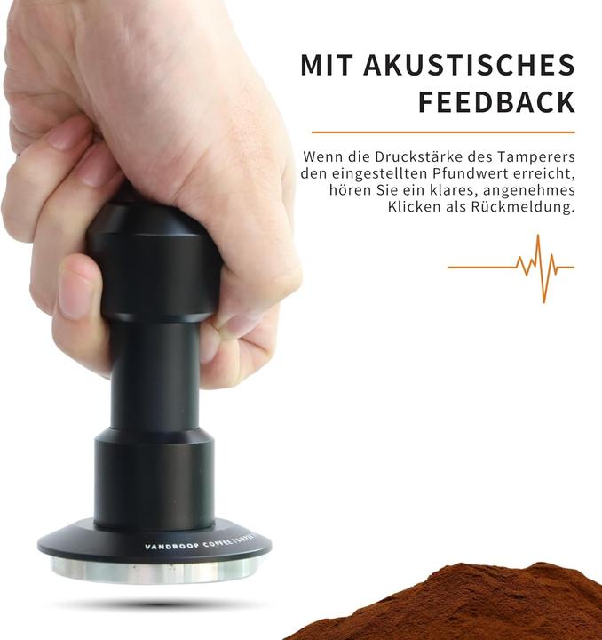 Immagine prodotto Vandroop Espresso Tamper mit 4-Feder-System