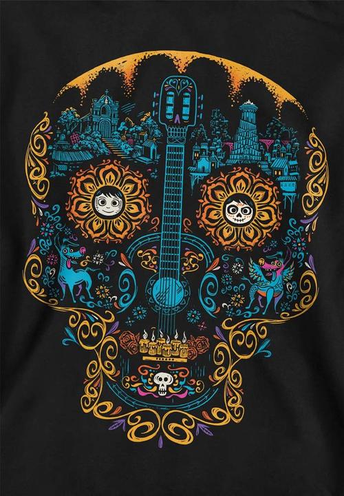 Produktbild La Maison du Coco Colorful Day Of The Dead Skull Kapuzenpullover (116)