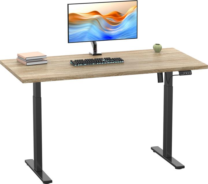 Image du produit VCM Bureau réglable Lona 110x50 sw (110 x 50 cm)