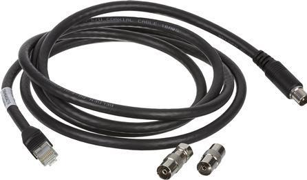 Actual product image LK IHC Net Basic tilslutningskabel 2M til R og TV, sort