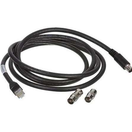 LK IHC Net Basic tilslutningskabel 2M til R og TV, sort, Antennenkabel