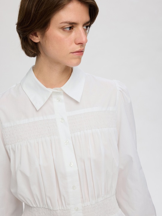 Immagine prodotto Selected Femme Top a manica lunga con lavorazione smocked (40)