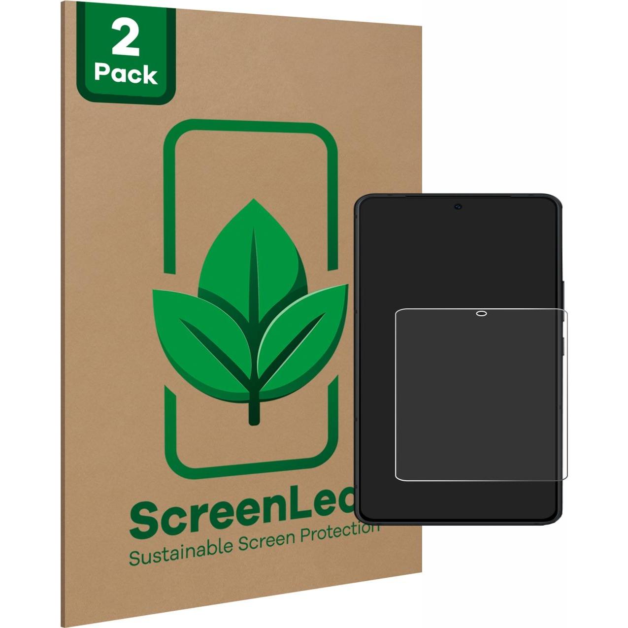 ScreenLeaf Schutzfolie nachhaltiger Displayschutz Displayschutzfolie Folie Klar Transparent (2 Stück, Asus ROG Phone 8 P...