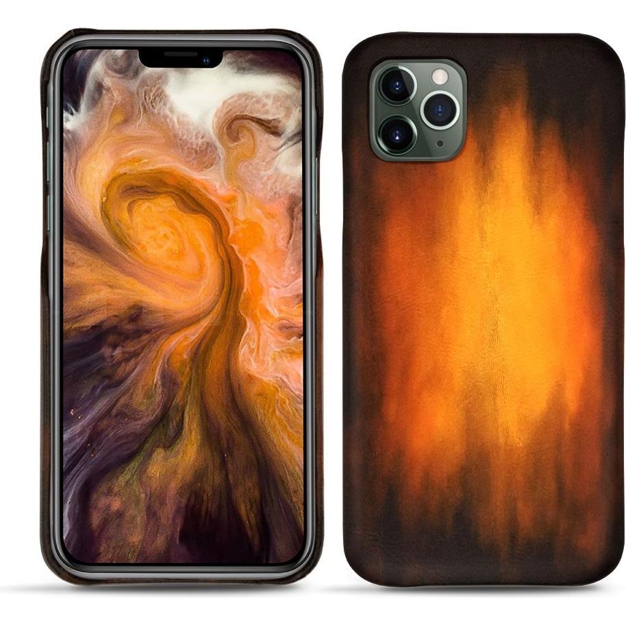 Noreve Lederschutzhülle (Apple iPhone 11 Pro Max), Smartphone Hülle, Violett