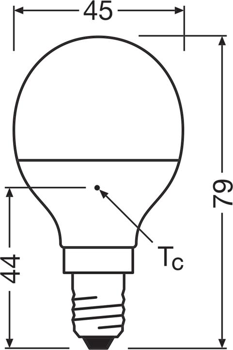 Productafbeelding Osram LED Pcr Lampen Met Klassieke P (E14, 3.30 W, 250 lm, 6 x, G)