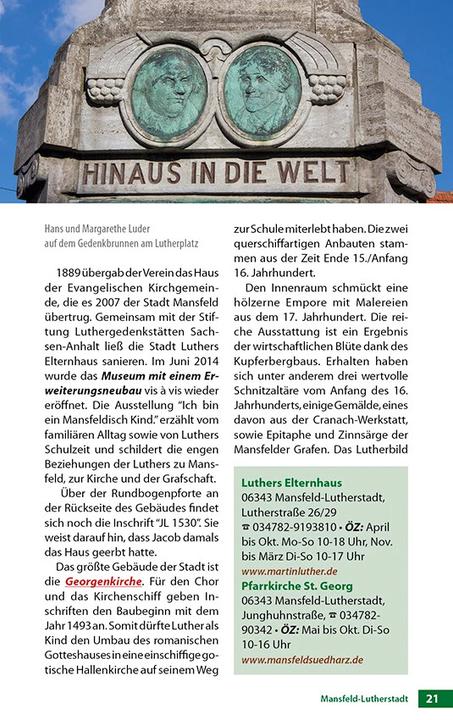 Image du produit Der Reformator Martin Luther - Reiseführer (Allemand, Wolfgang Hoffmann, 2018)