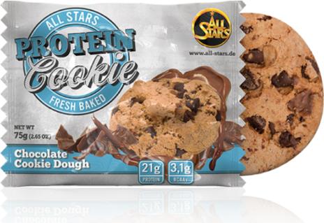 Produktbild All Stars Protein Cookie (12 x 75g) (Cookies and Cream, 12 Stk., 900 g)